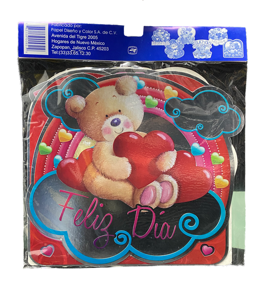 MINI POSTER METALICO AMOR 951 SAN VALENTIN PADI