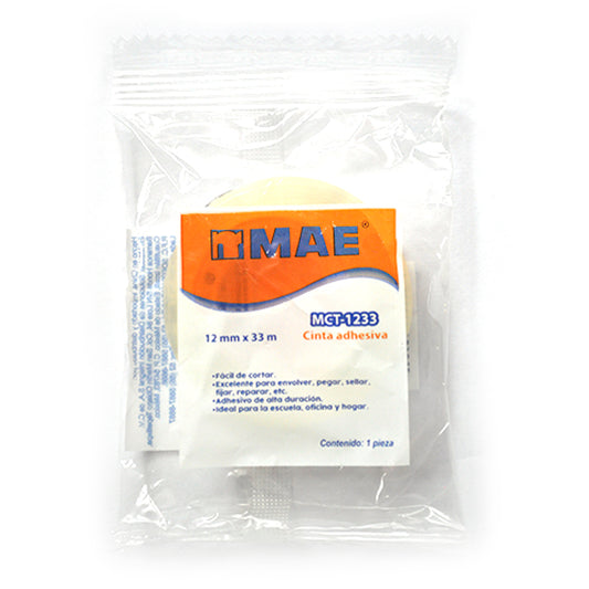 TAPE TRANSPARENTE 12X33 MCT-1233 MAE