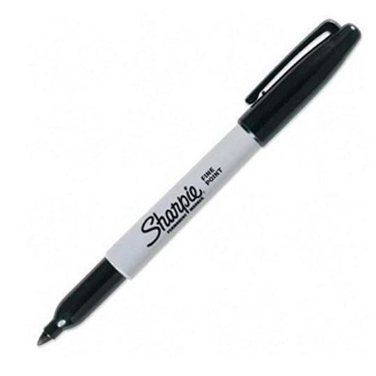 MARCADOR PERMANENTE SHARPIE FINO NEGRO NEWELL BEROL MNK