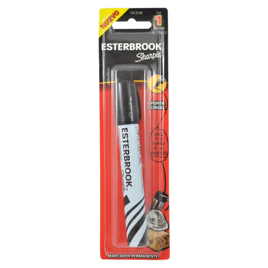 MARCADOR PERMANENTE ESTERBROOK NEGRO 1 PZ NEWELL BEROL MNK